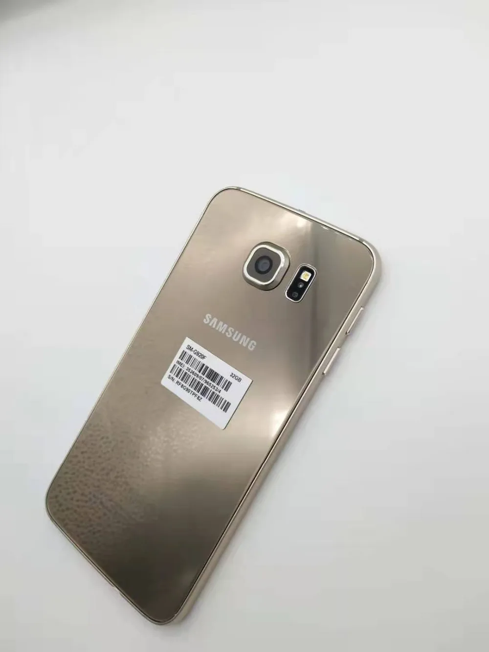 Разблокированный samsung Galaxy S6 мобильный телефон на Android G920F G920V G920A G920P 3 ГБ 32 ГБ 5,1 дюйма 16,0 Мп 4G LTE восьмиядерный смартфон