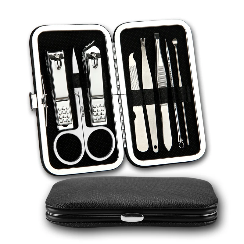 8 шт./компл. из нержавеющей стали набор для наращивания ногтей маникюр педикюр Art