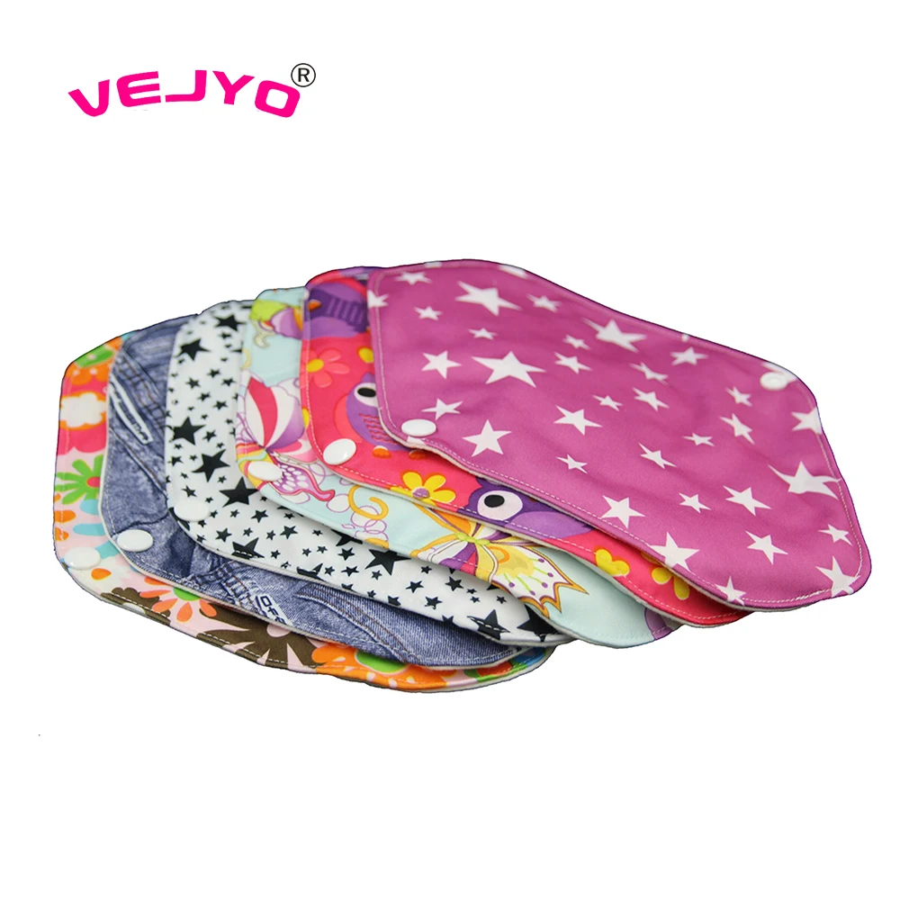 3 шт. женские гигиенические прокладки из бамбука и хлопка|pads with wings|feminine padsreusable woman