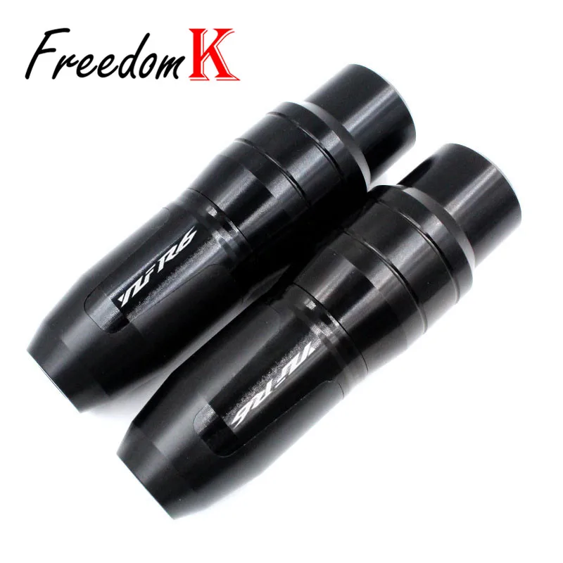 

For YAMAHA YZF-R6 YZFR6 YZF R6 Motorcycle Accessories CNC Frame Crash Pads Exhaust Sliders Crash Protector With logo
