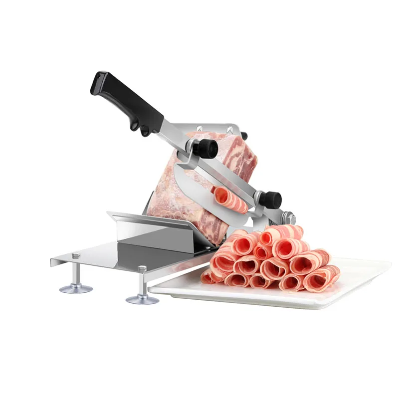 Автоматическая подача мясо ягненок Slicer дома мяса машины коммерческих жир