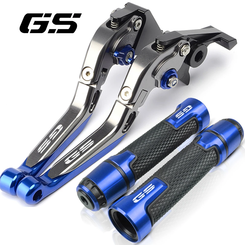 

For BMW F 700 800 GS Motorcycle CNC Brake Clutch Levers Handlebar Grip Handle Hand Grips Accessories F650GS F700GS F800GS LOGO