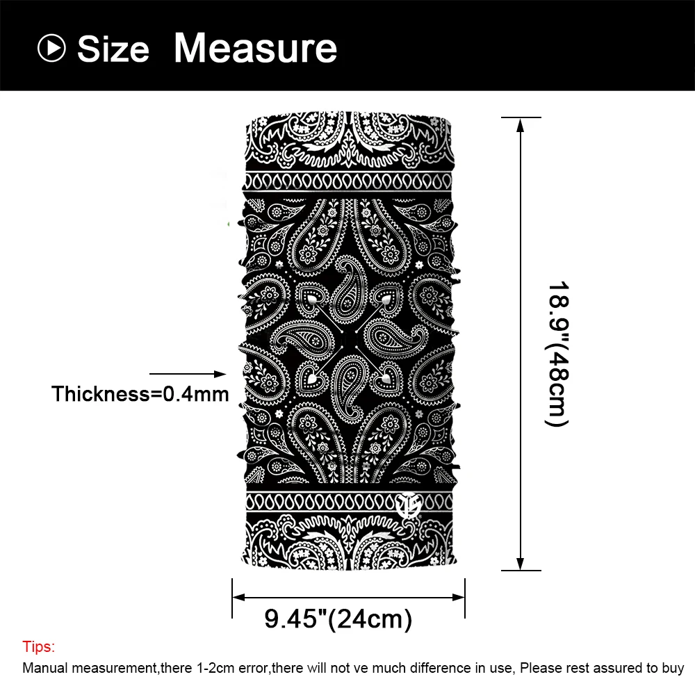 

Summer Cool Printed Half Mask Bandana Face Cover Neck Gaiter Bike Outdoor Sport Fishing Cycling Ski Hiking Tube Scarf Men Women