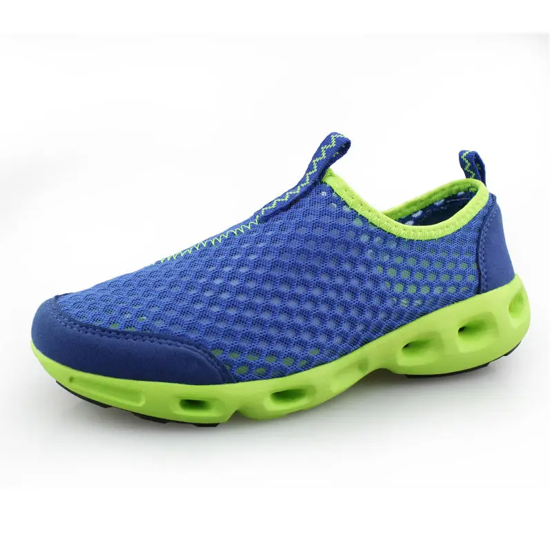 Женские повседневные туфли Cresfimix синие прогулочные с круглым носком на