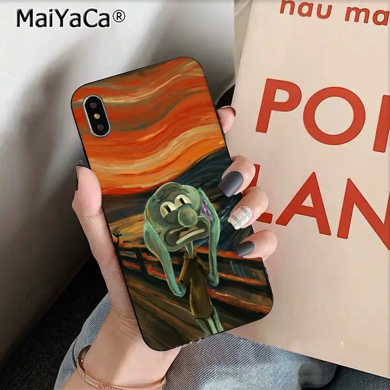 MaiYaCa милый мультфильм кальмарные щупальца ТПУ силиконовый чехол для телефона Apple iphone 11 pro 8 7 66S Plus X XS MAX 5s SE XR