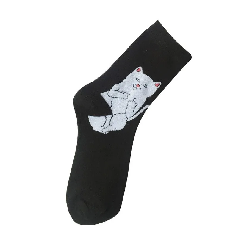 Модные художественные забавные носки с инопланетянами персональный креативный