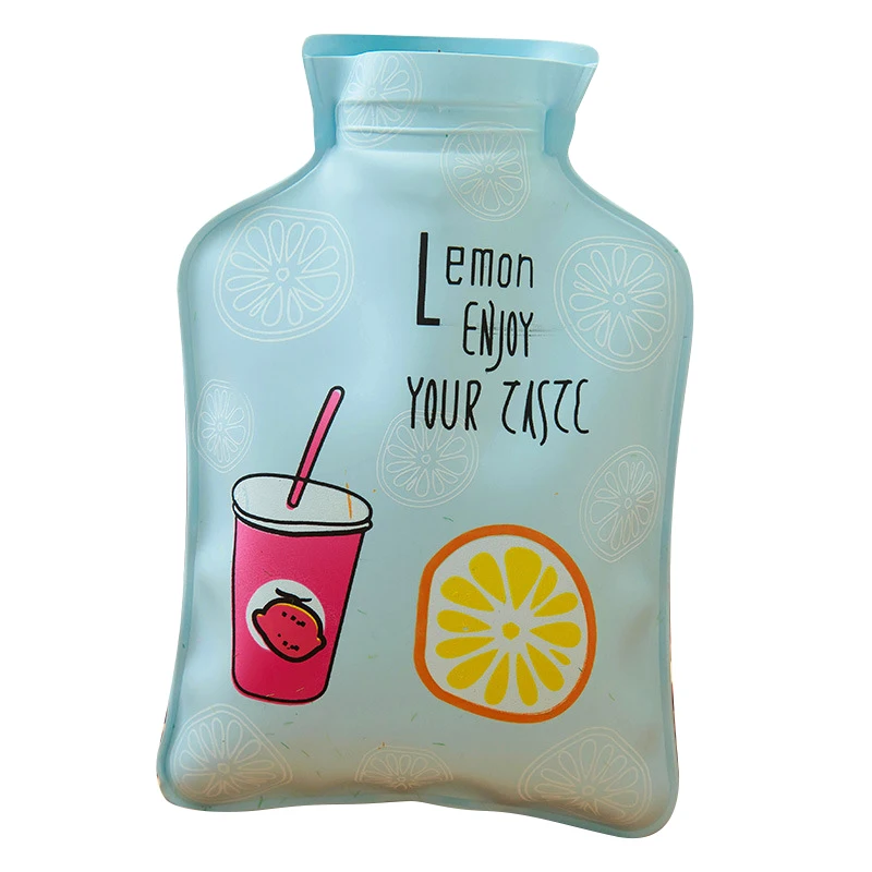 Мини мультяшная сумка для горячей воды контейнер бутылок ПВХ заполненный водой