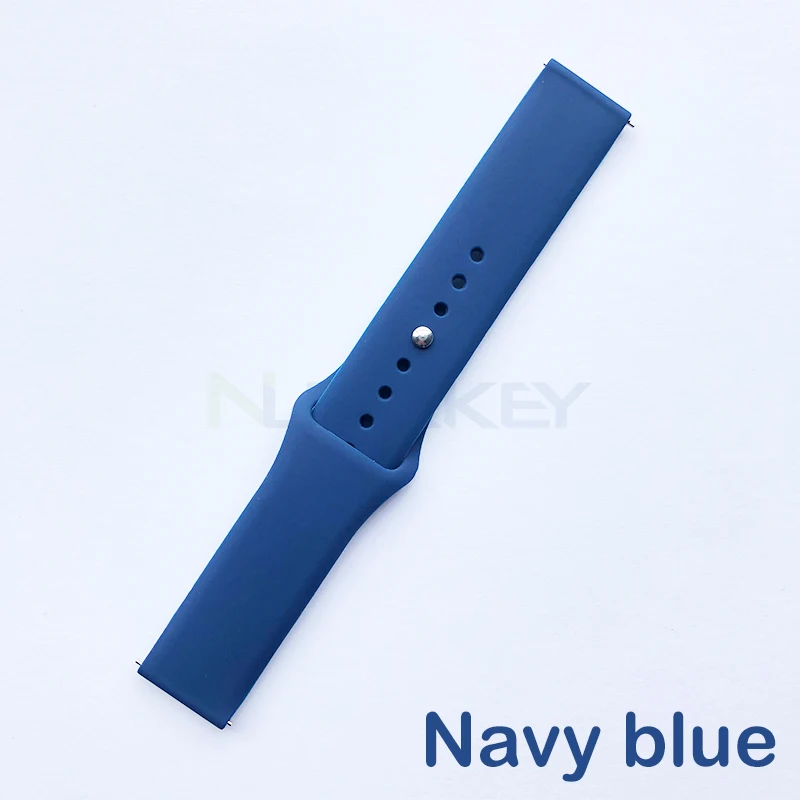 Цветной силиконовый ремешок для Fitbit Versa, ремешок для фитнес-трекера, Смарт-часы для Fitbit Versa, аксессуары для умных часов - Цвет: Navy blue