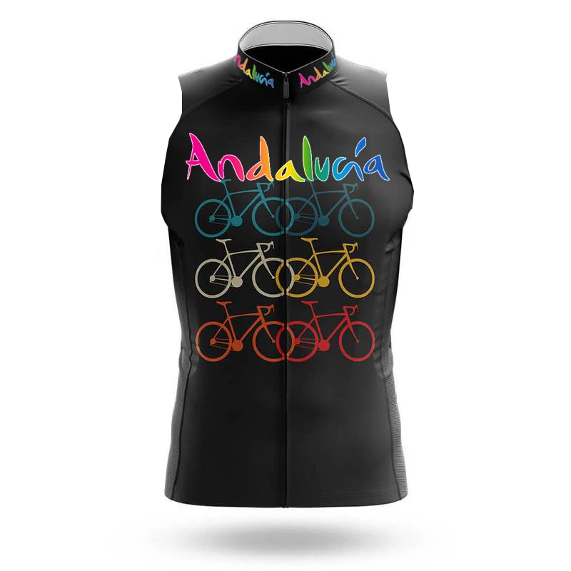Велосипедная Андалусия без рукавов не ветрозащитная майка Женская Джерси форма