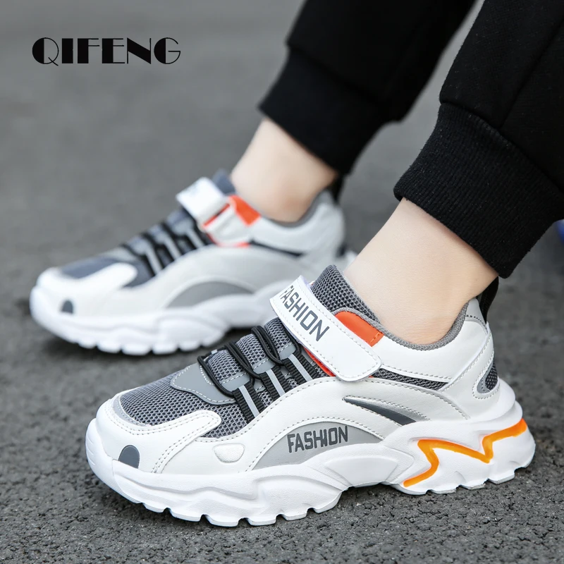 

Children Casual Shoes Boys Fashion Chunky Sneakers Student Kid Summer 5 8 9 12 Years Old Mesh Sport Footwear Winter Spider 7-12y