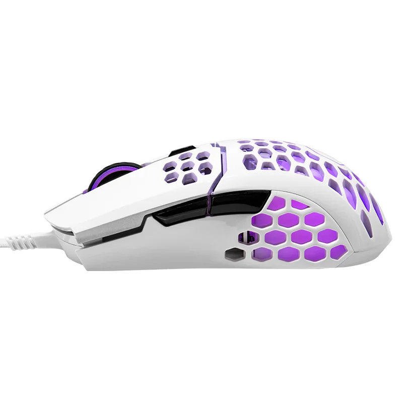 Игровая мышь Cooler Master MM711 60G с легким сотовым корпусом кабелем Ultraweave и RGB акцентами