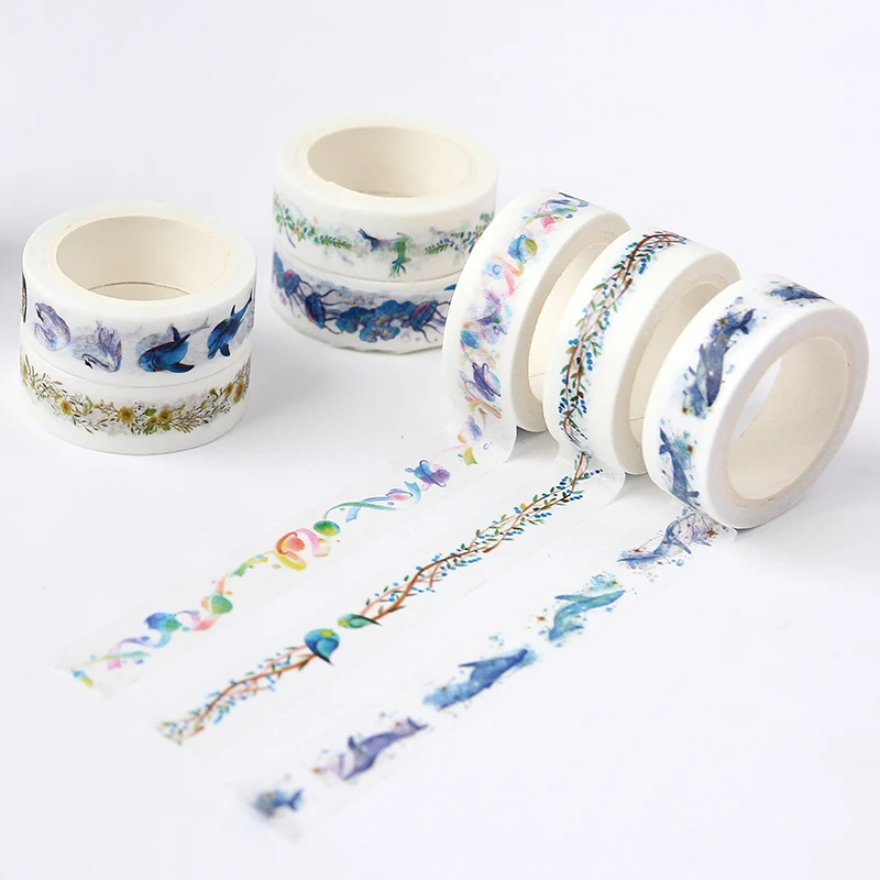 Новая мультяшная Васи-лента клейкая лента Сакура практичная Милая красочная