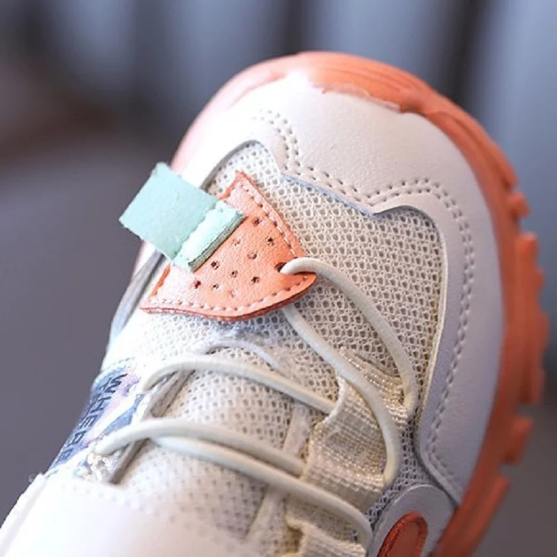 Детская обувь модные осенне зимние кроссовки для девочек и мальчиков красочные