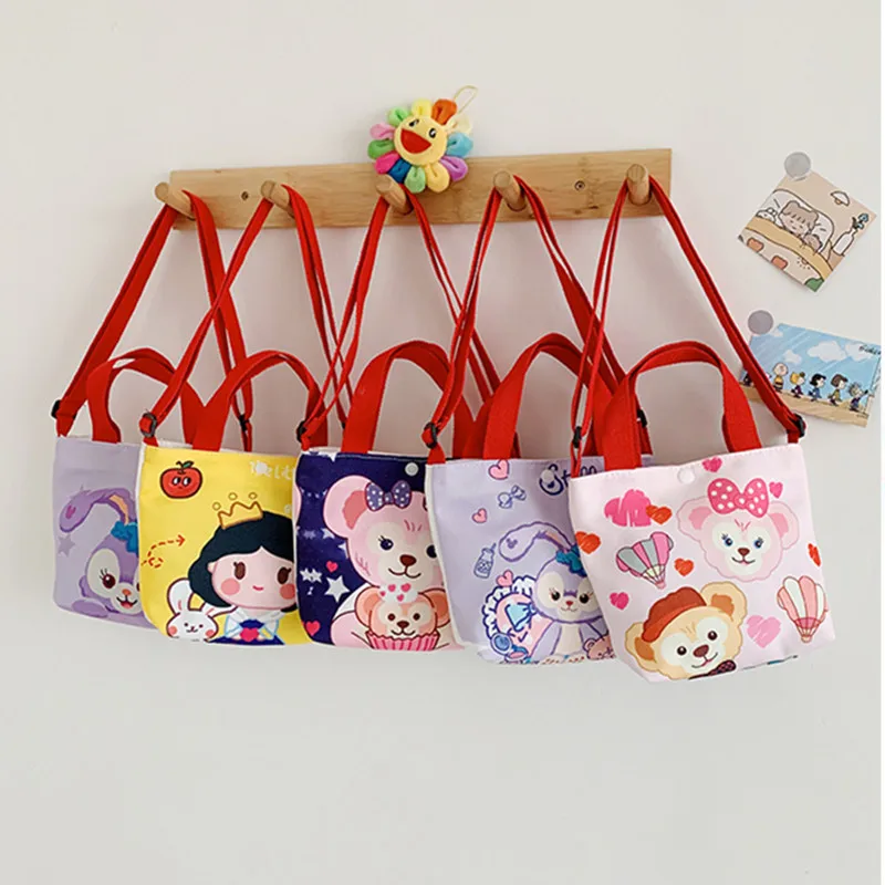 

Disney Stellalou Shelliemay Аниме периферийные игрушки принцесса Белоснежка мультфильм двухмерные сумки женские холщовые сумки подарки для девочек