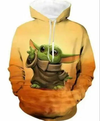 2020 детский пуловер мандалорские войны для Йоды куртка с капюшоном пальто