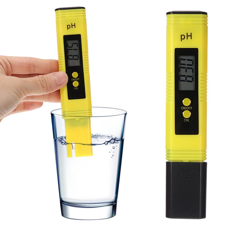 

Digital PH Meter LCD Display Electric Tester Pen Hydroponics Water Test Kit Aquarium Automatic Calibration