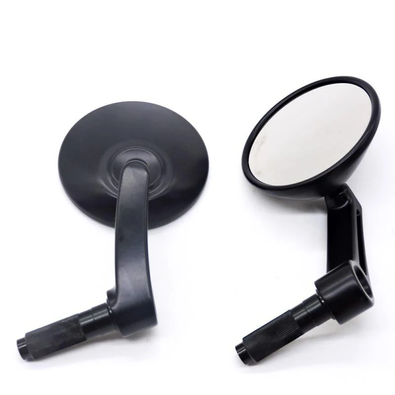 

1pair Set Black Motorcycle Handle Bar End Rearview Mirror Side Rear View Mirrors DIY Parts Accessories