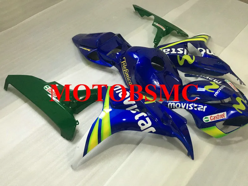 Комплект обтекателей для мотоцикла HONDA CBR1000RR 06 07 CBR 1000RR 1000 2006 2007 ABS верхние синие и