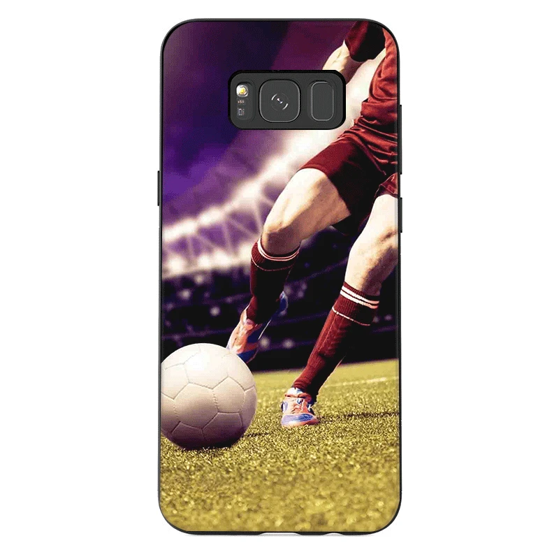 Чехол для телефона samsung M10 M20 M30 M40 S6 S7 край S9 S8 S10 S10E Plus Note 8 9 10 Футбол милый |