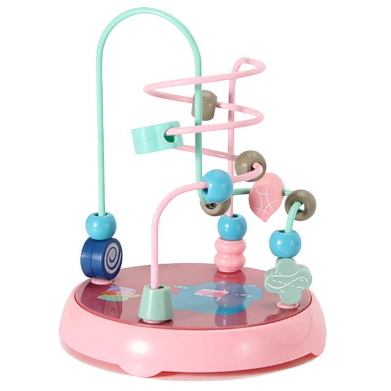 Головоломка лабиринт с бусинами для детей 3D орбитальная образовательная игра