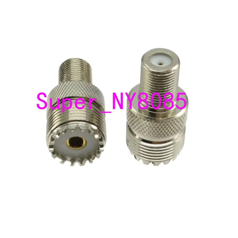 SO239 to F Jack UHF PL259 SO239 до F ТВ система видеонаблюдения штекер и Женский Разъем RF коаксиальный адаптер разъем - Цвет: SO239 to F Jack