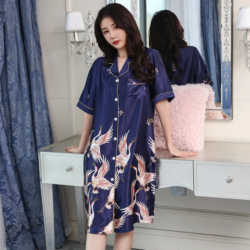 Халат Атласный Женский цвет в ассортименте S M L XL XXL 1 шт | Женская одежда