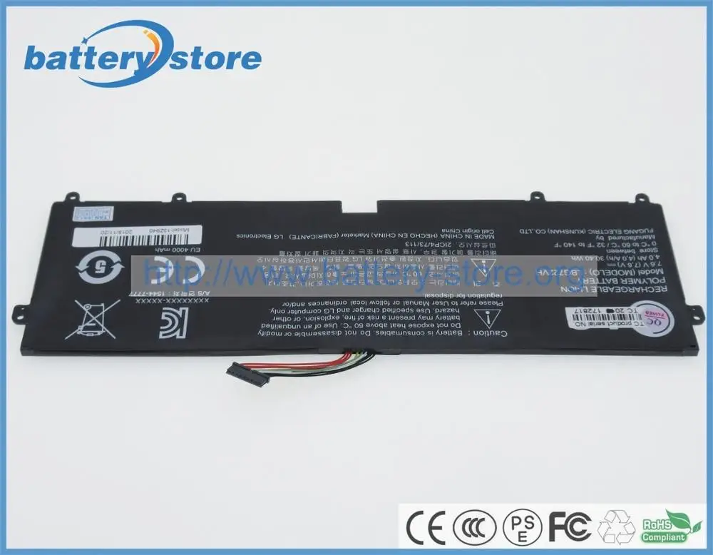 Новый Аккумулятор LG 7 6 В 30 4 Вт LBG722VH LBP7221E для ноутбука Gram 13z940 13ZD940 15Z960 15ZD950