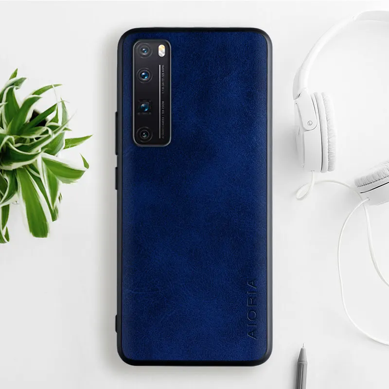 Чехол из коровьей кожи для Huawei Nova 7 pro SE 7i 6 5 Pro 5T 4E 3E Mate 30 20 lite чехол с ТПУ + ПК