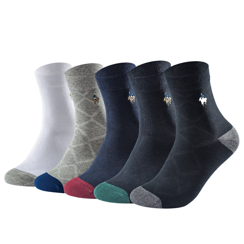 Носки мужские хлопковые в клетку 5 пар | Мужская одежда