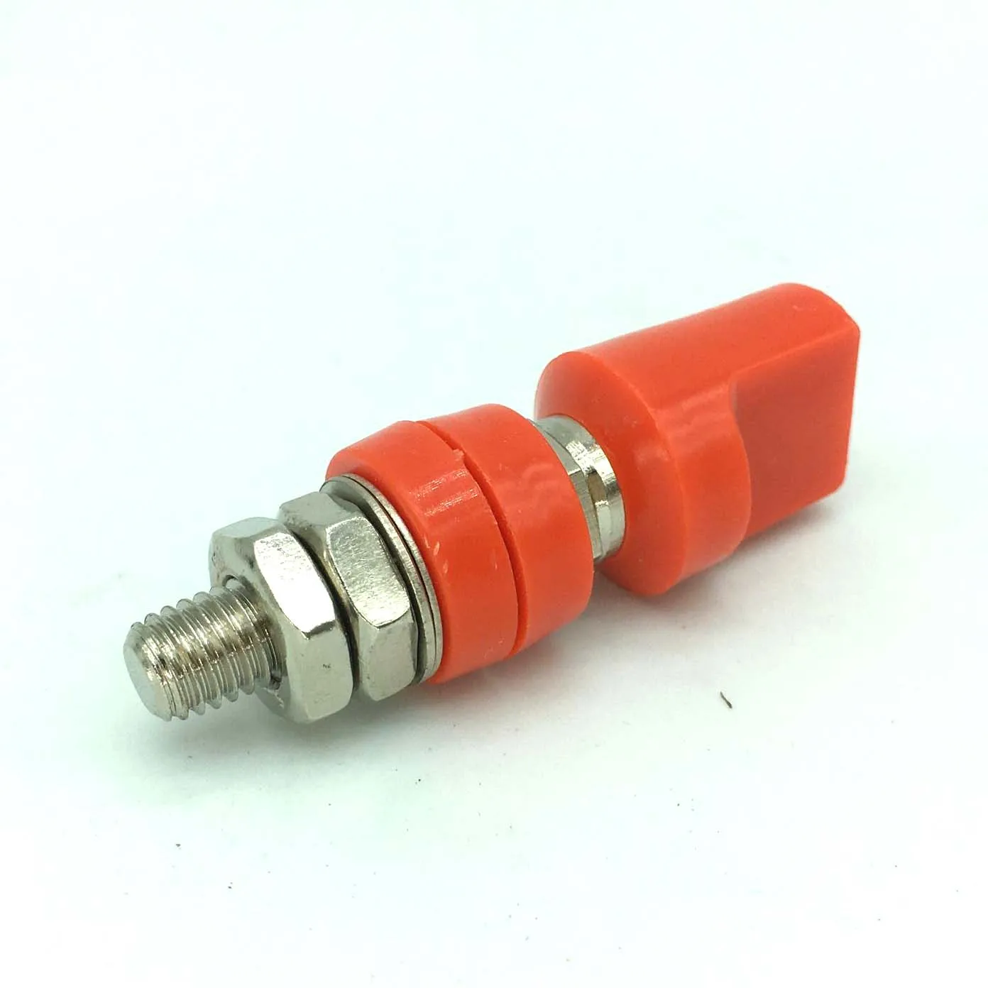 Красная черная пластиковая оболочка медный стержень M8 соединительный столб