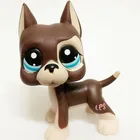 Фигурка из аниме lps, Классическая редкая игрушка, стоячая маленькая кошка с короткой шерстью, розовая, черная, оригинальная собака, Такса, овчарка, бесплатная доставка