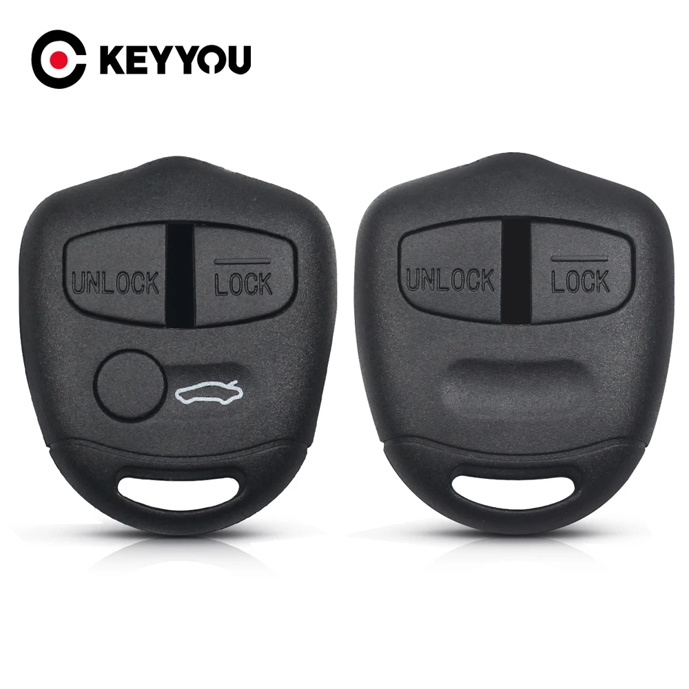 

KEYYOU 30x For Mitsubishi Lancer EX Evolution Grandis Outlander Replacement Car Remote Key Shell No Blade 2/3 Buttons Fob Case