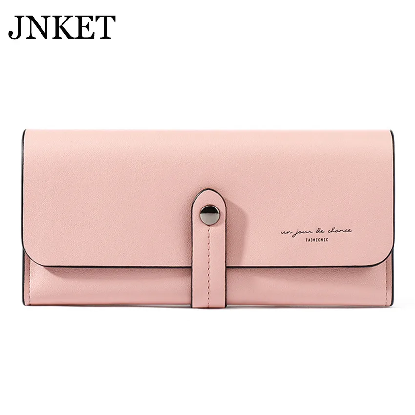 

JNKET, новый модный женский длинный кошелек из искусственной кожи, многофункциональный кошелек, женский кошелек
