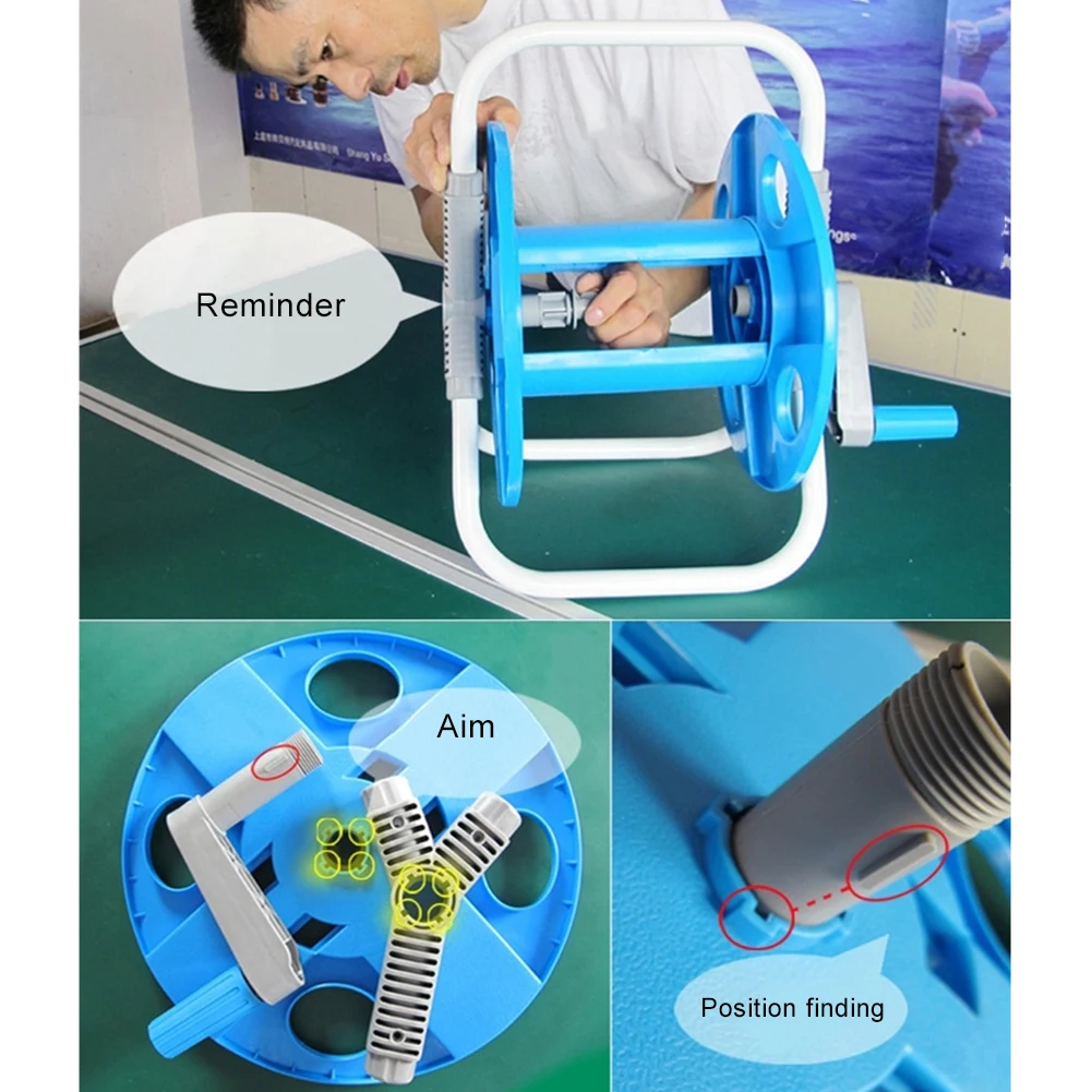 Портативная катушка для шланга садового орошения стеллаж инструментов и труб с