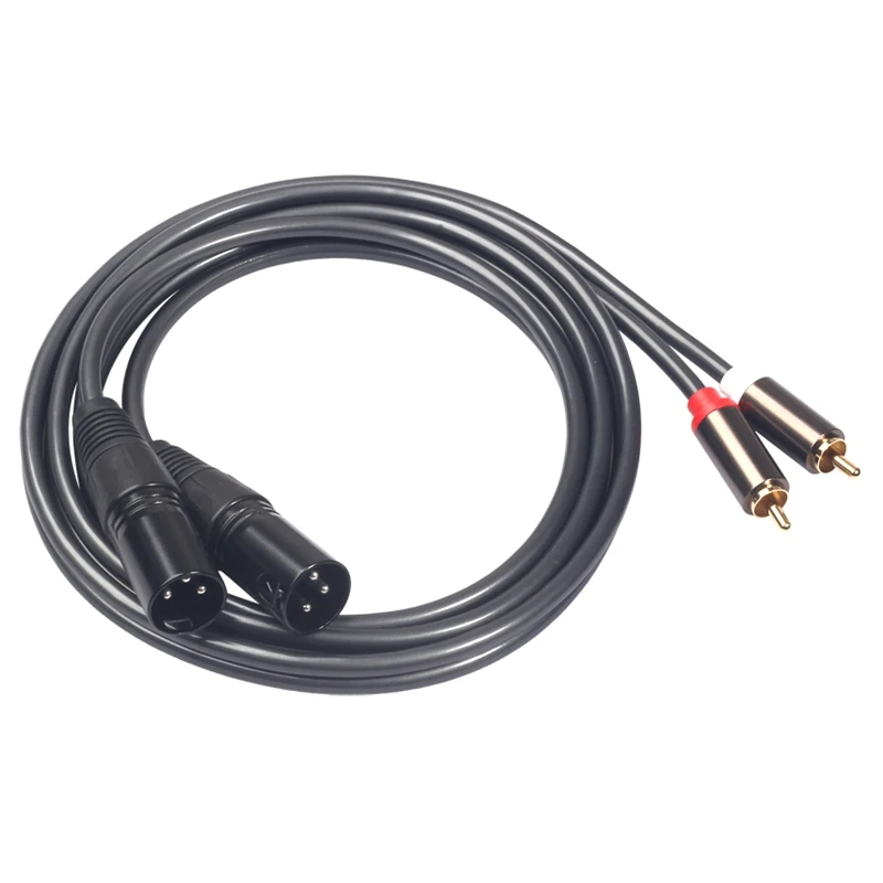 1 5 м 5Ft двойной Rca штекер Xlr Мужской кабель 2 Сделано в Китае Адаптер Hi Fi стерео o