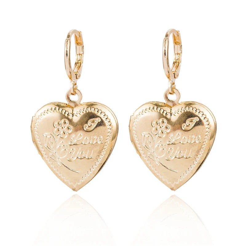 Женские очаровательные серьги кольца с подвеской из сплава|Серьги-кольца| |