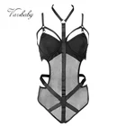 Varsbabyоптовая продажа, сексуальное боди с вырезом на шее, Сетчатое цельное нижнее белье для женщин