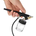 Мини-краскопульт с высоким распылителем сифон подача Аэрограф набор аэрографа для макияжа художественного рисования татуировки маникюра 0,8 мм краскопульт