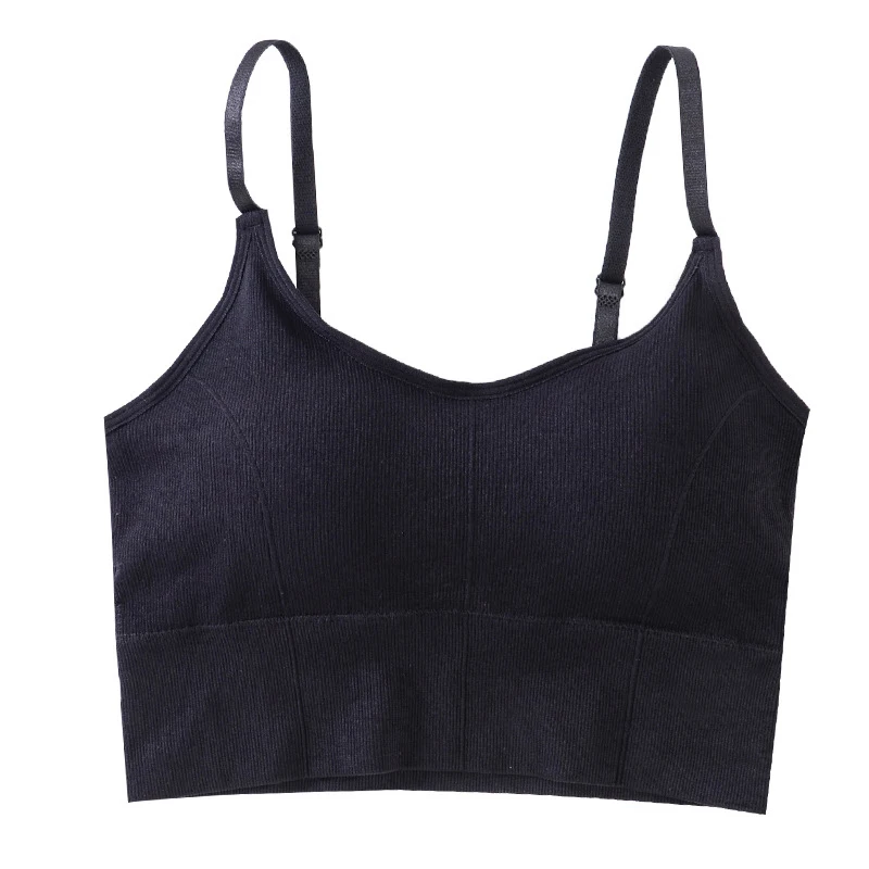 Спортивный бюстгальтер для бега йоги дышащий тонкий бесшовный топ против пота