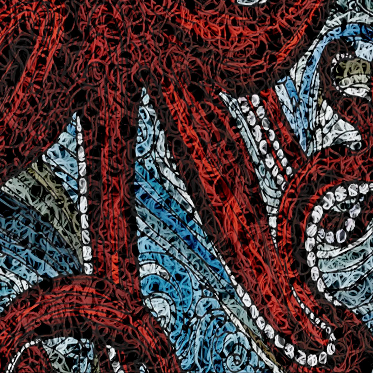 Красный осьминог море ПВХ коврик для двери открытый Крытый провод петля