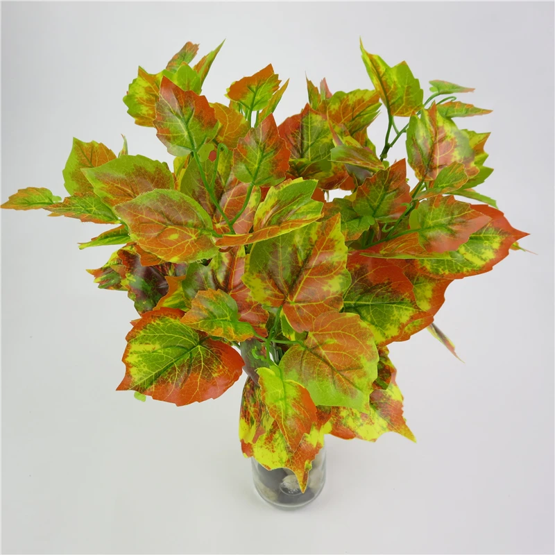 Искусственные листья из шелка украшение для дома кухни офиса гостиницы | Дом и