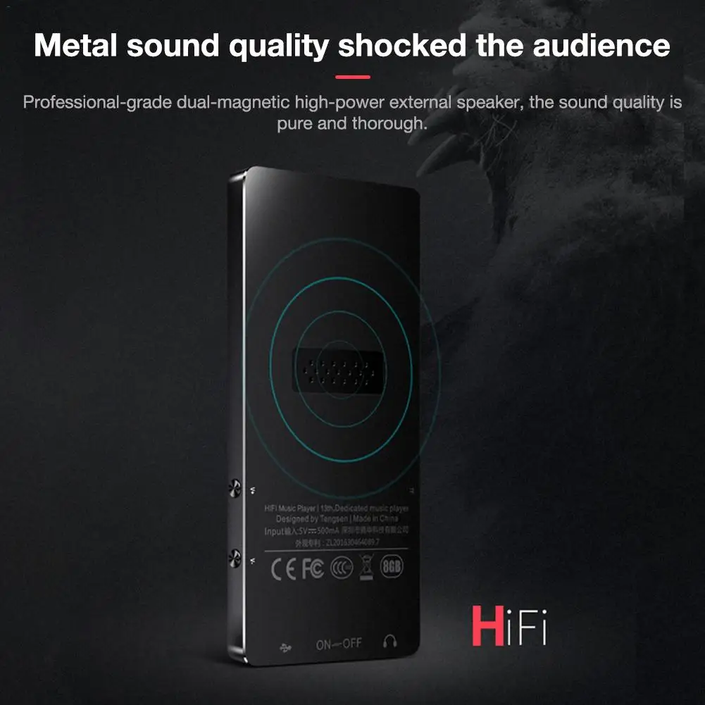 2019 Новый Bluetooth MP3 плеер без потерь HiFi портативный аудио Walkman с fm-радио электронная