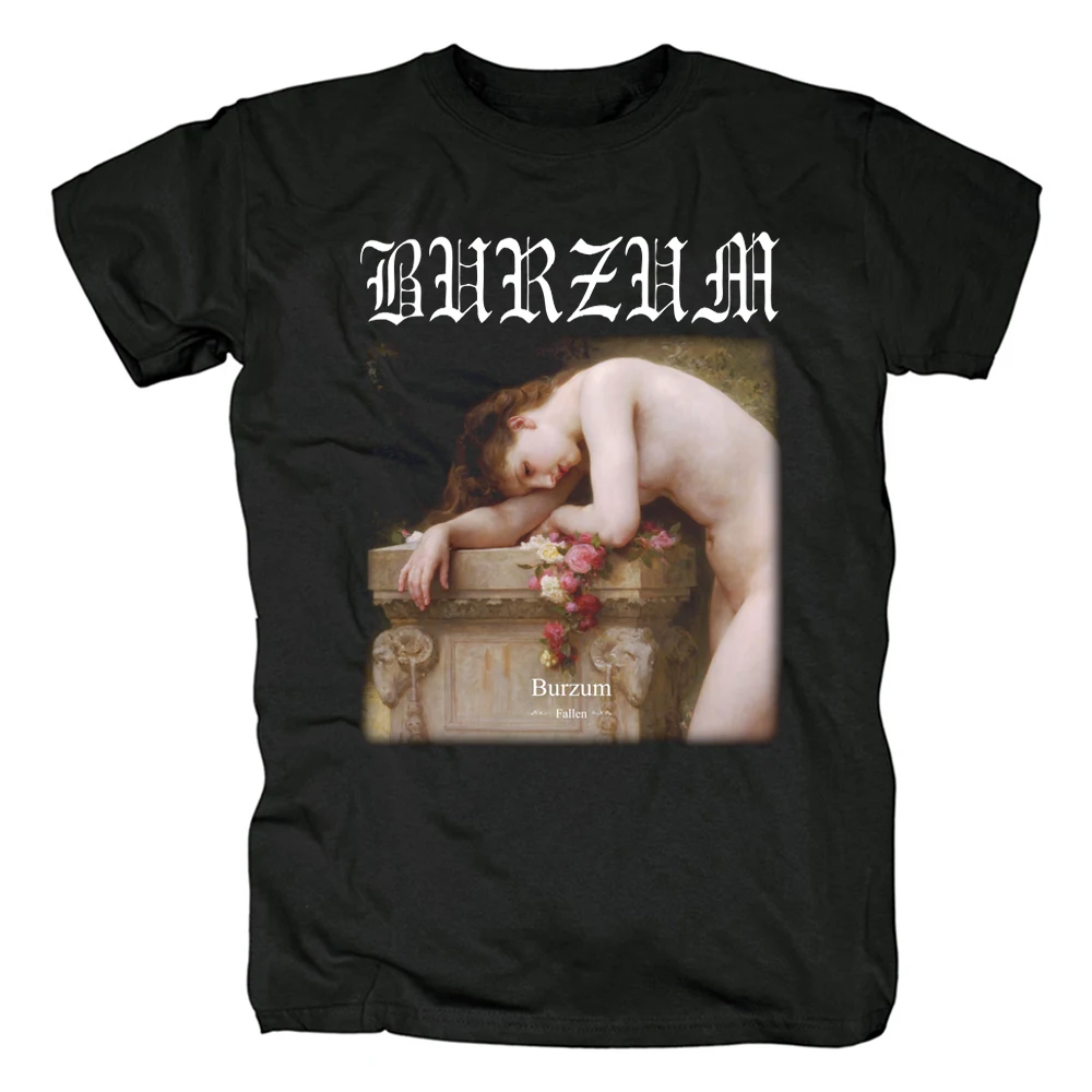 Bloodhoof Burzum Черный металл из хлопка новая футболка с короткими рукавами|Мужские