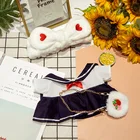 Новая кукла для 30 см, плюшевая кукла LaLafanfan Cafe Duck Dog, одежда, повязка на голову, сумка, наряд для 20-30 см, набор плюшевых игрушек, аксессуары