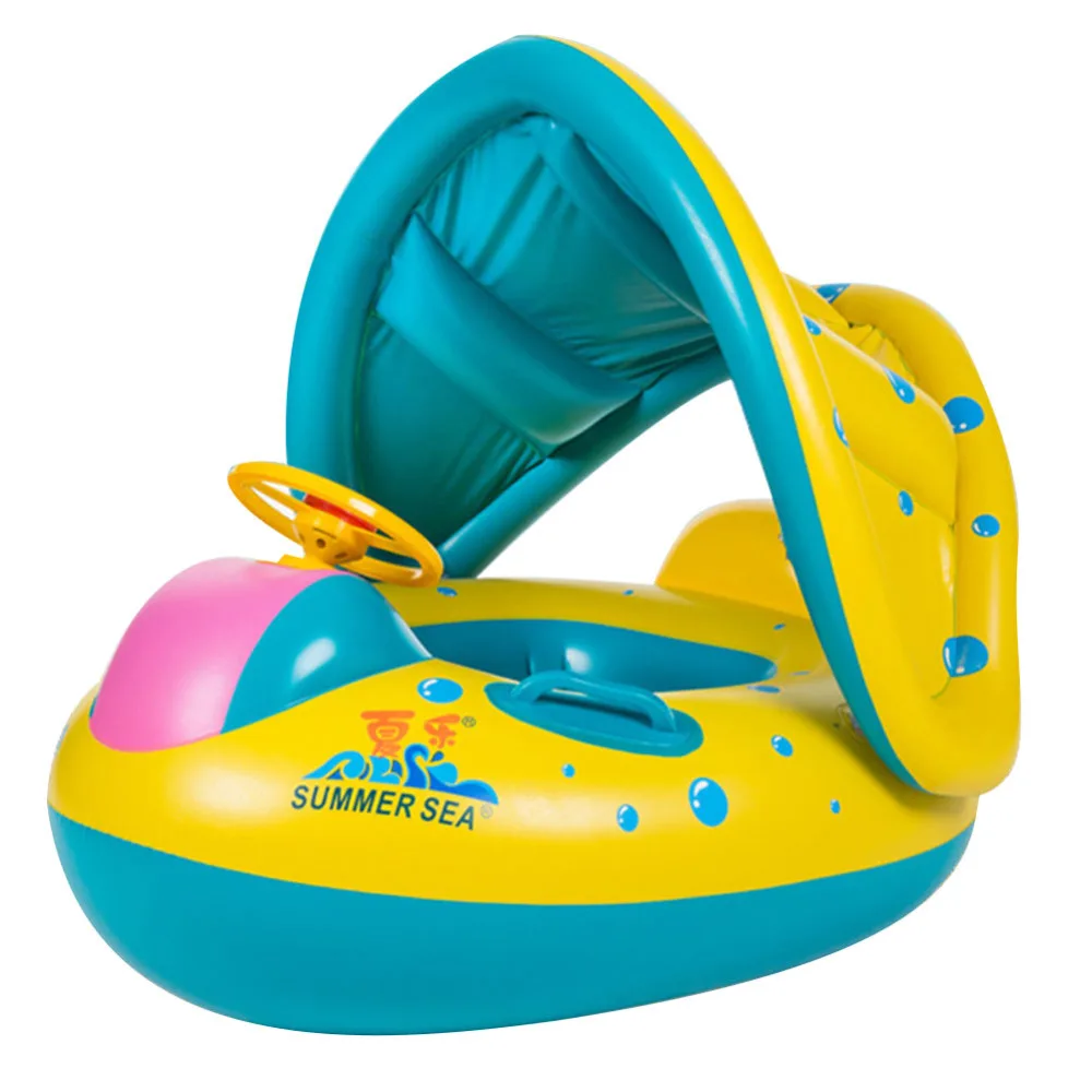 Плавательные поплавки, детские плавательные кольца, надувные детские летние плавательные бассейны, лебедь, водные забавные игрушки для бас... от AliExpress WW