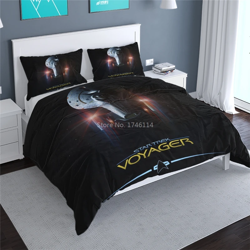 3D печатных близнец полный Queen Комплект постельного белья королевского размера Star