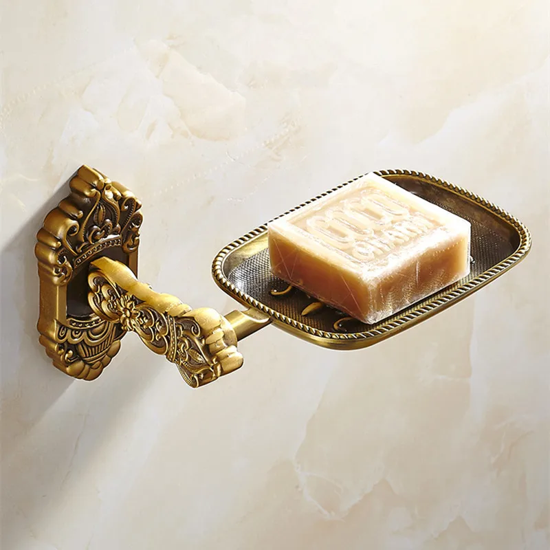 Европейский Стиль Античное мыльница для ванной комнаты креативное вырезное