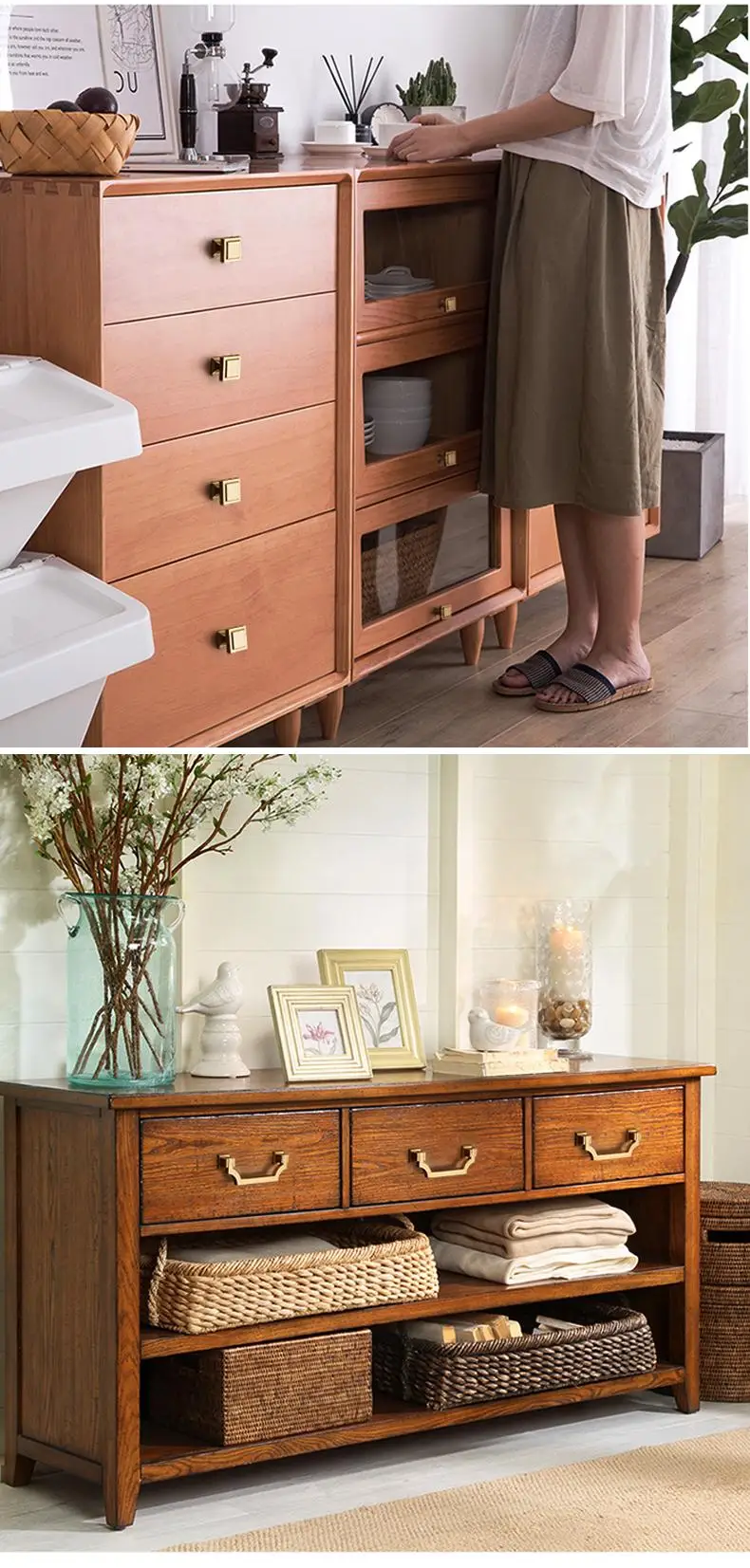 Vintage style/ Cabinet Knobs and Handles Drawer Furnitures Cupboard Wardrobe golden Knobs