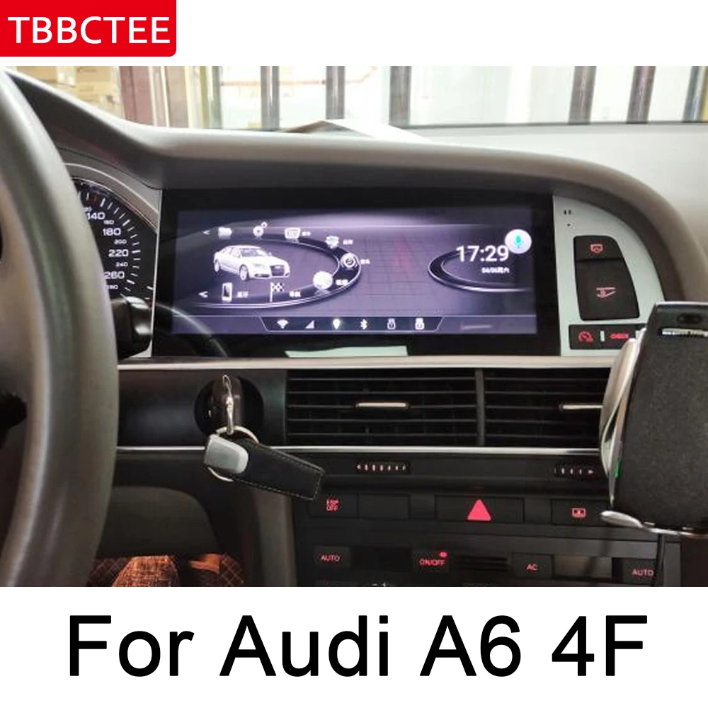 Мультимедийный плеер для Audi A6 4F 2010 ~ 2011 MMI 10 25 &quotHD стерео Android GPS Navi Map оригинальный