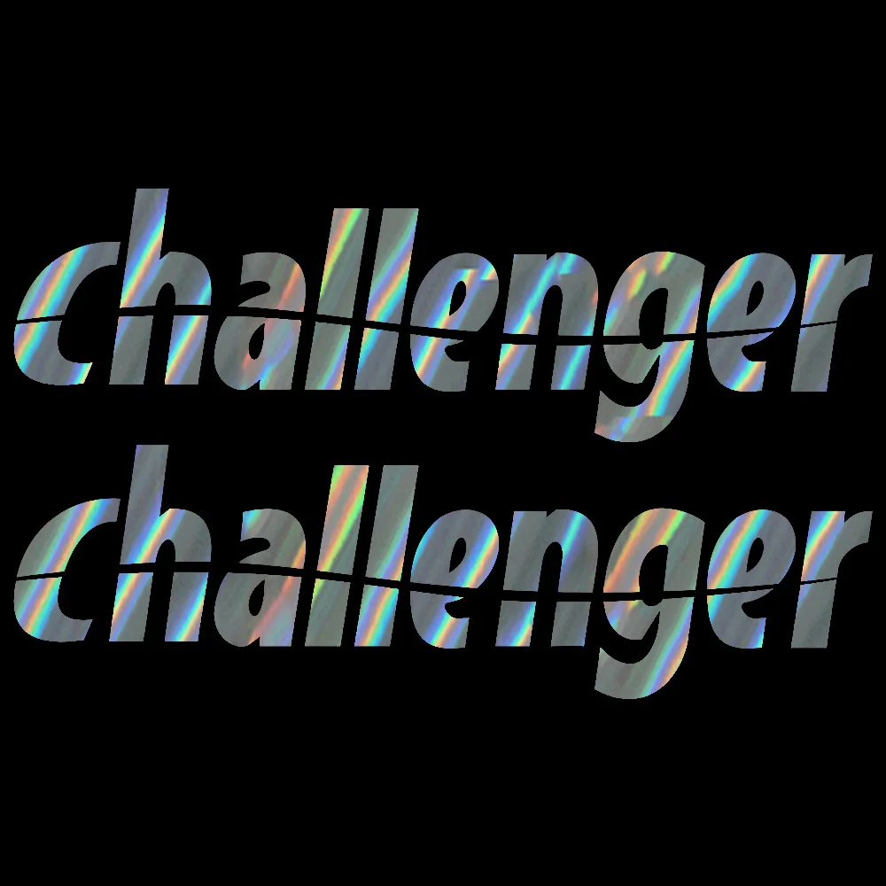 Наклейка для автодома, жилого дома, автофургона, декоративная наклейка, 2 X для Challenger 65 см x 19,2 см